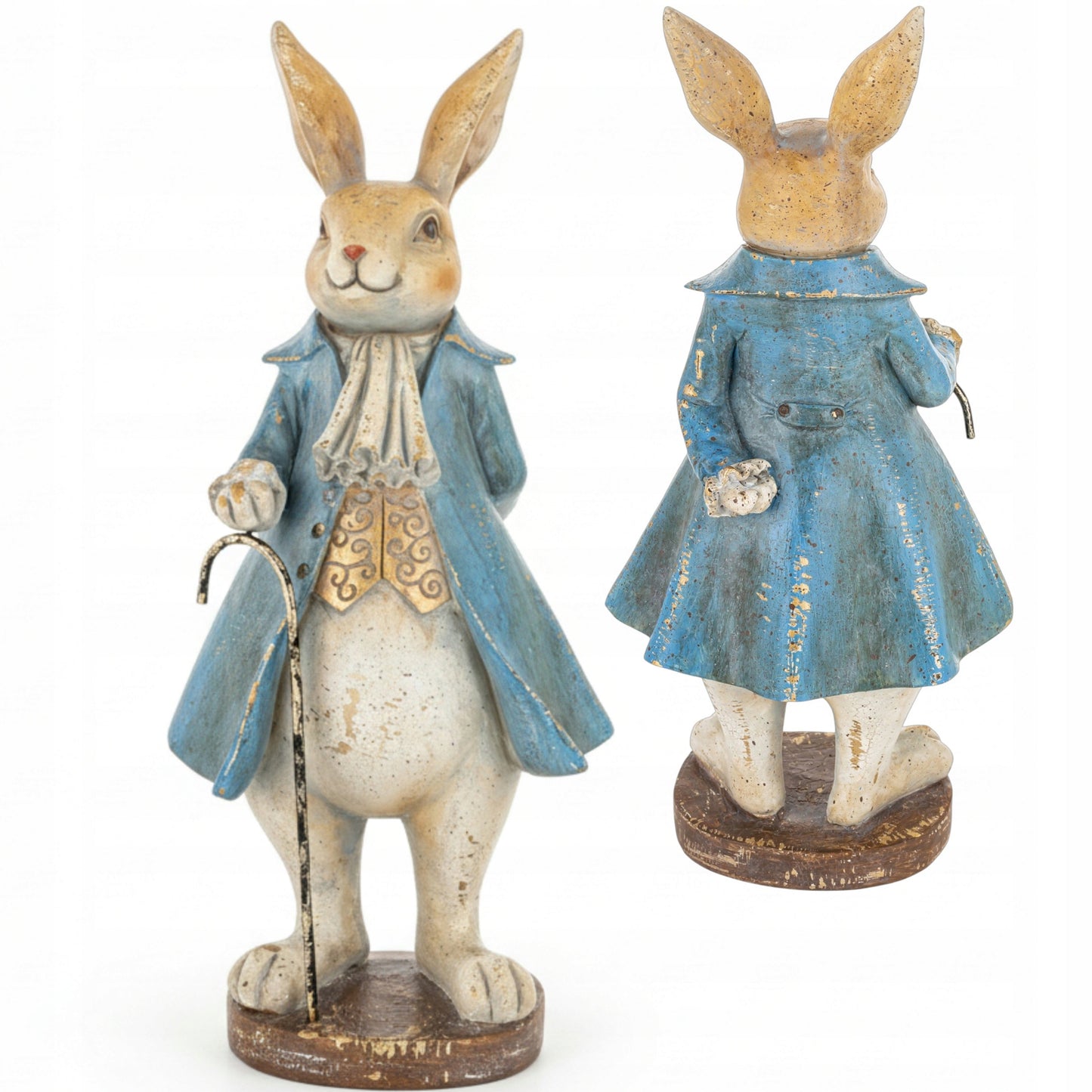 Figurka Królik Dekoracyjny 26cm Elegancki Dżentelmen Wielkanoc Ozdoba zając