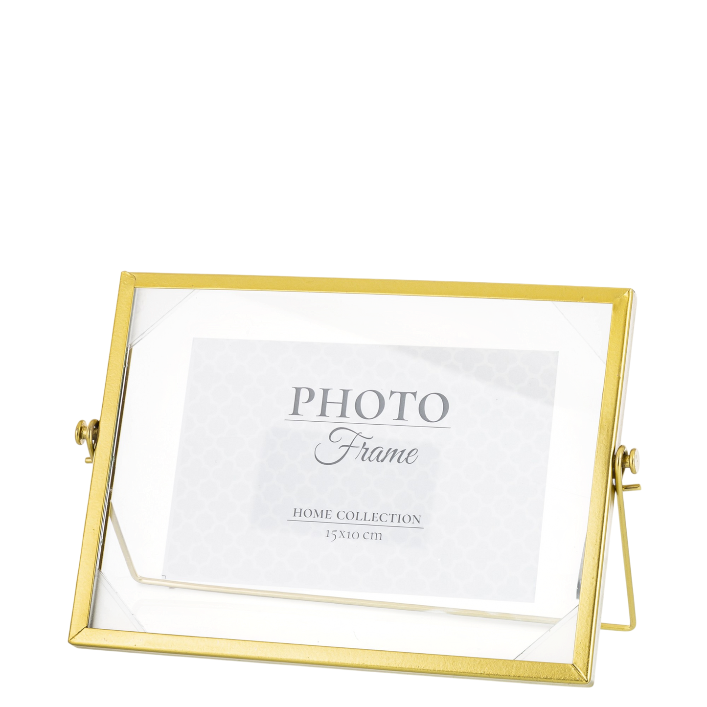 RAMKA ZŁOTA NA ZDJĘCIE 10x15cm METALOWA GLAMOUR float pływająca stawiana