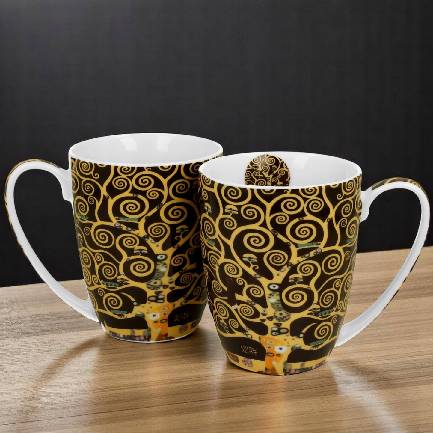 zestaw komplet 2 szt kubków Gustav Klimt kubek drzewo życia