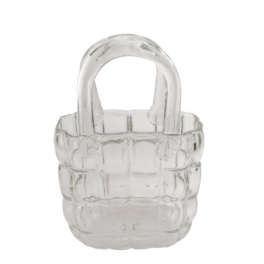 Wazon Torebka Szklana 21,5x13,8x10