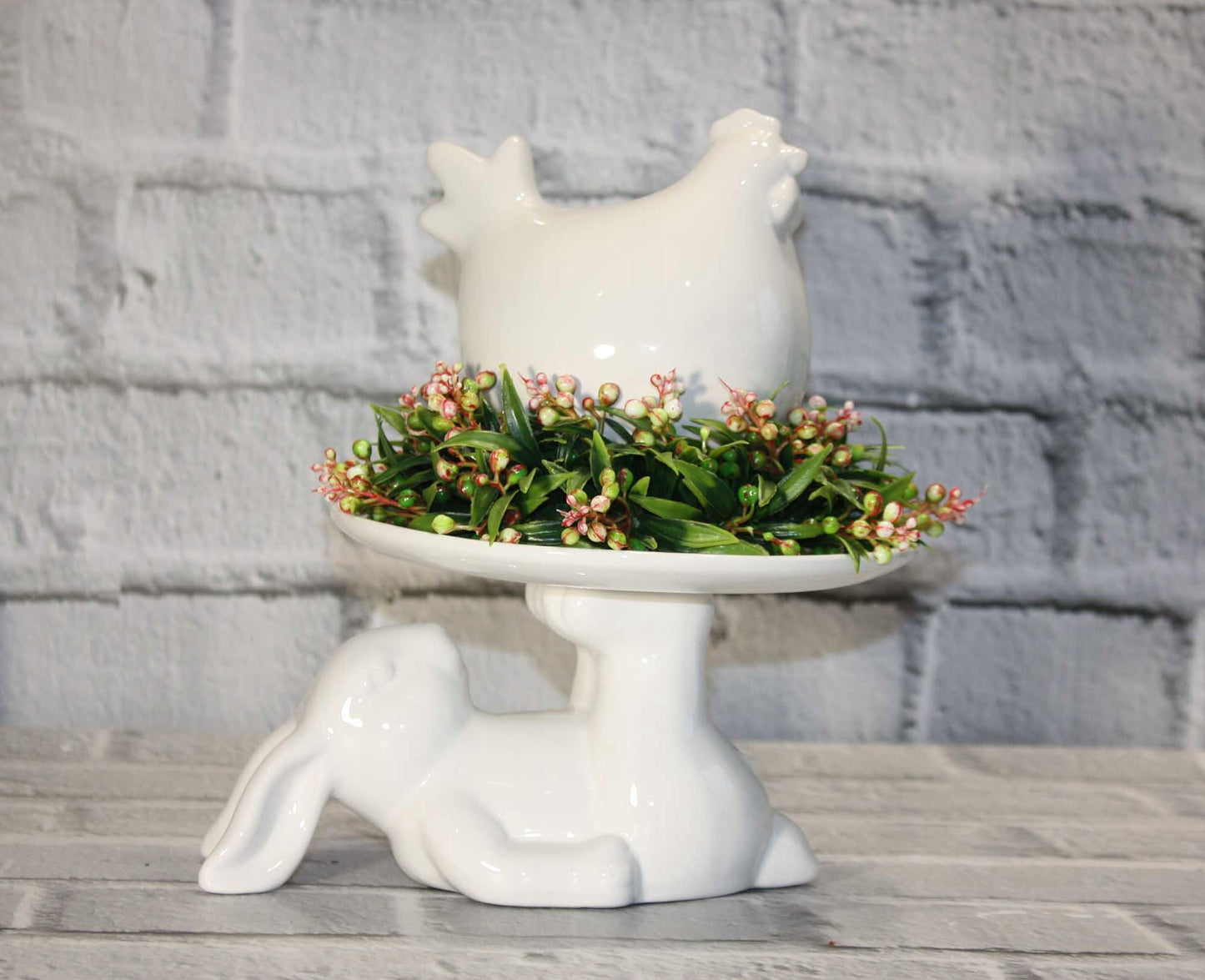 Patera ceramika 20 cm zając zajączek Wielkanoc Talerz do serwowania