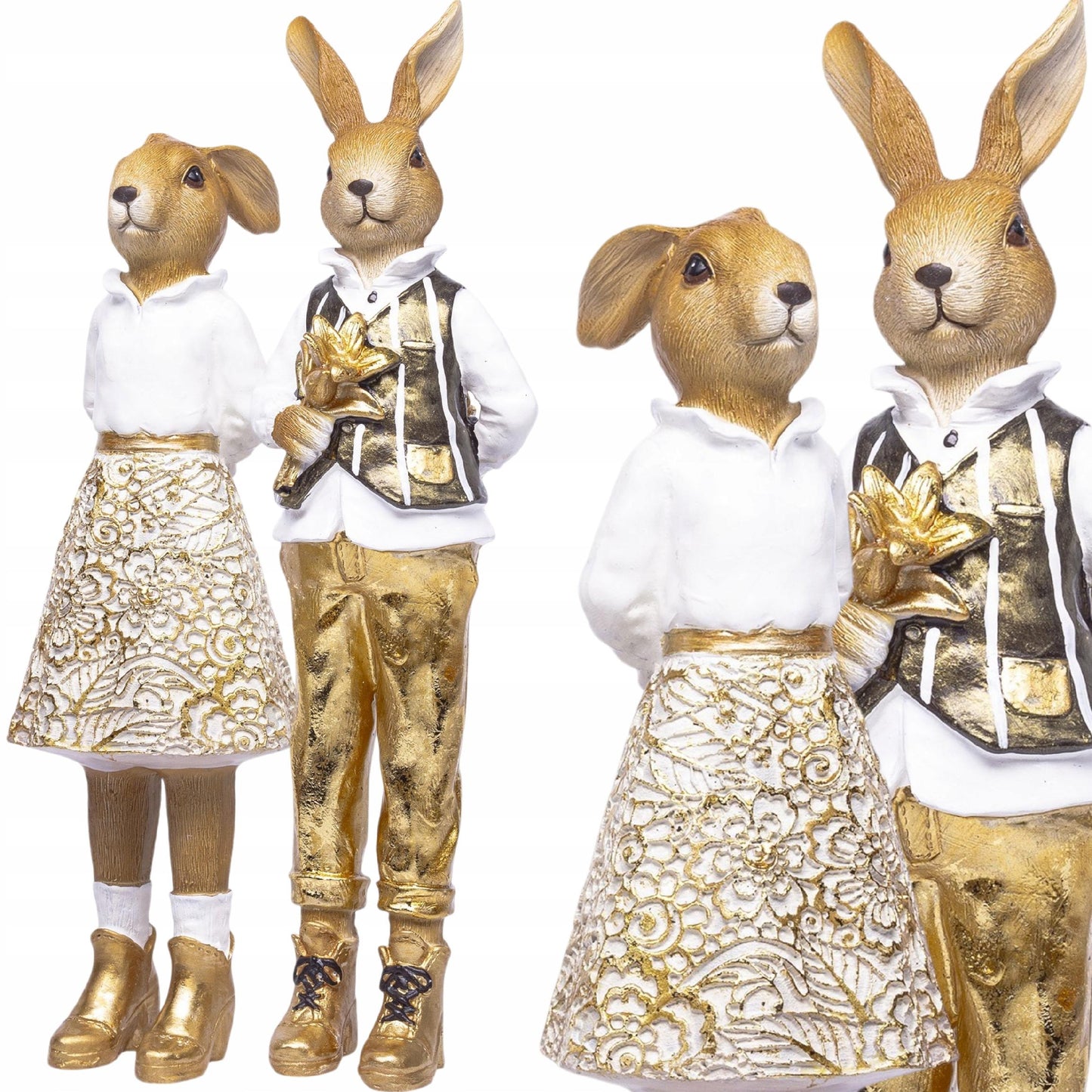 Figurka wielkanocna zając 28 cm