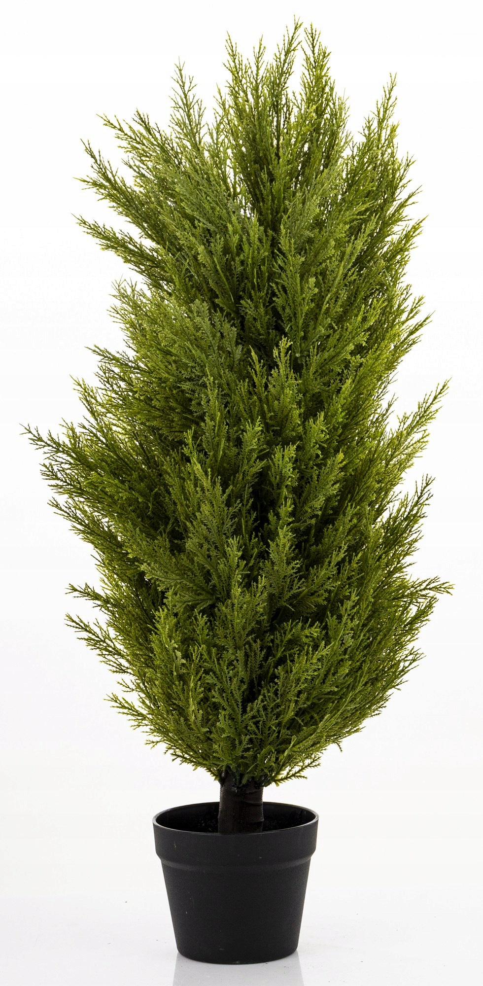 Krzew Dekoracyjny Cyprys z tworzywa zielony 87x35x35