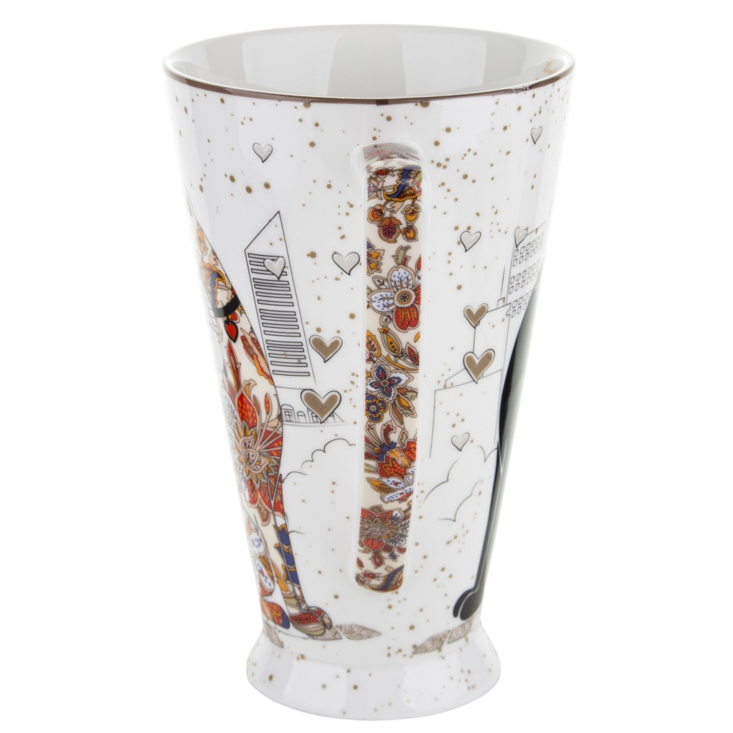 Kubek porcelanowy KOT 500ml kotek pudełko duzy kubeczek na prezent