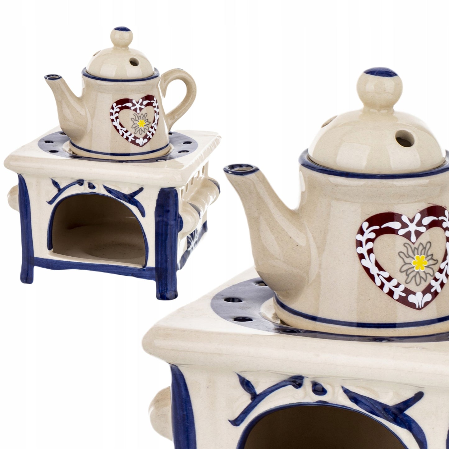 kominek zapachowy czajnik ceramiczny dekoracja