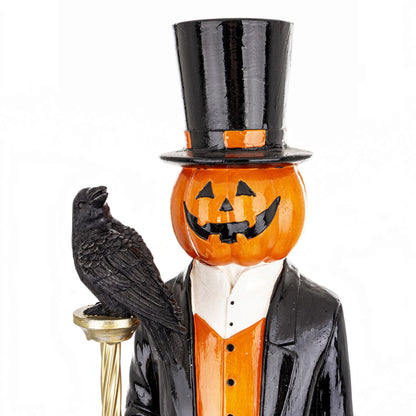 Figurka dynia Halloween dekoracyjna wielokolorowy 84x20x21
