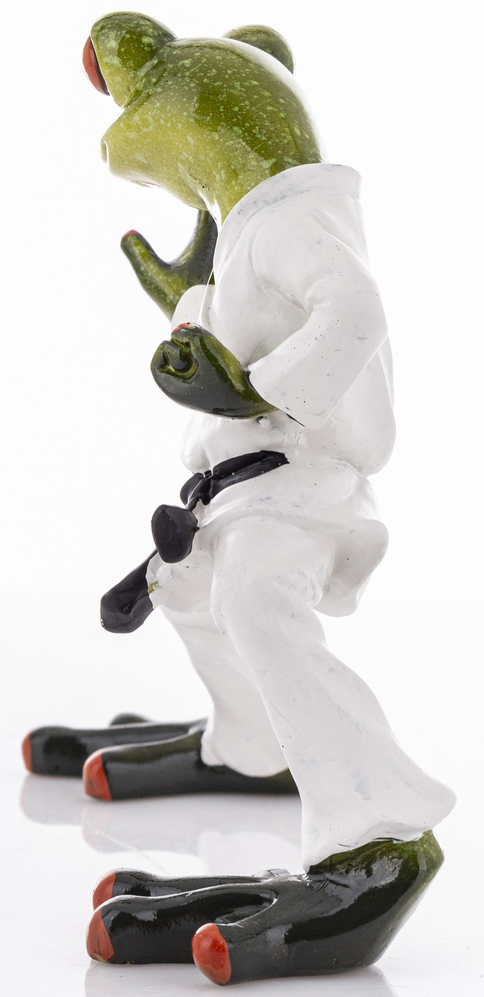Figurka żaba karate figura karateki dekoracja prezent sztuki walki