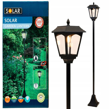 Lampa Solarna wysoka latarnia uliczna 1,76 wysoka