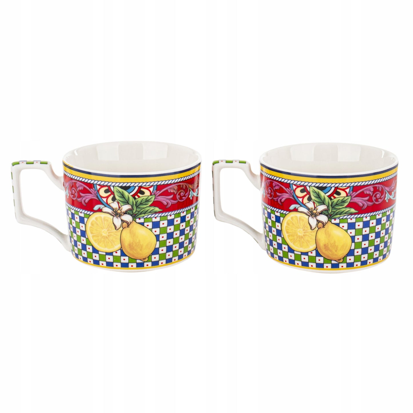 2 szt Filiżanka porcelanowa zestaw filiżanek w pudełku prezentowym 220 ml