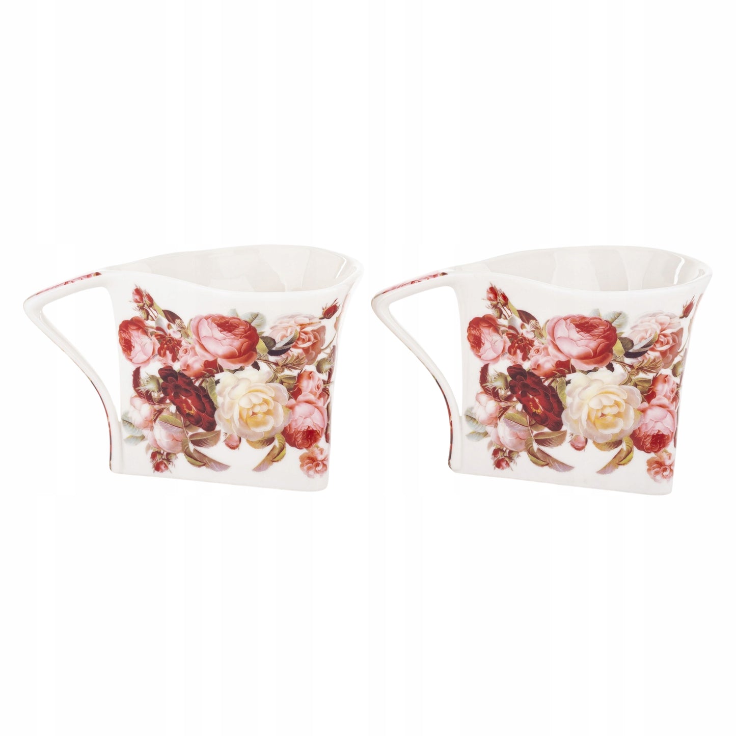 ZESTAW DLA DWOJGA filiżanki 2x250ml różą Queen Isabell