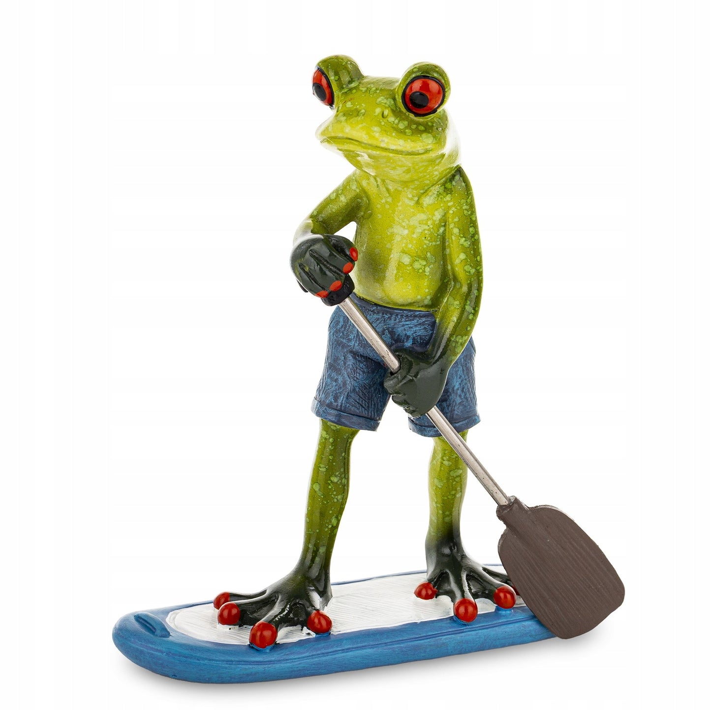 FIGURKA ŻABA pływająca na SUP żabka deska Stand Up Paddle Aquasurf surfer