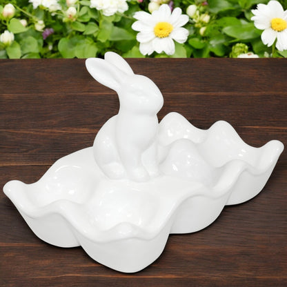 talerz na jajka półmisek podstawka ceramiczna