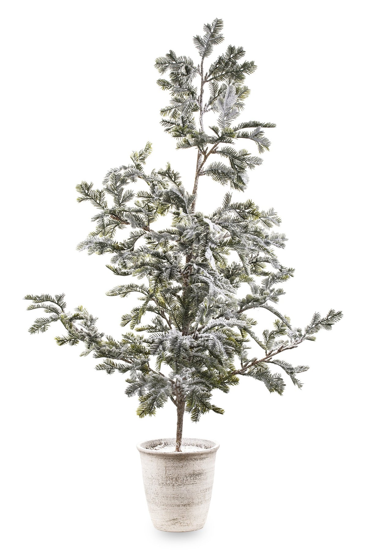 Choinka sztuczna tworzywo sztuczne 120x80x80 cm