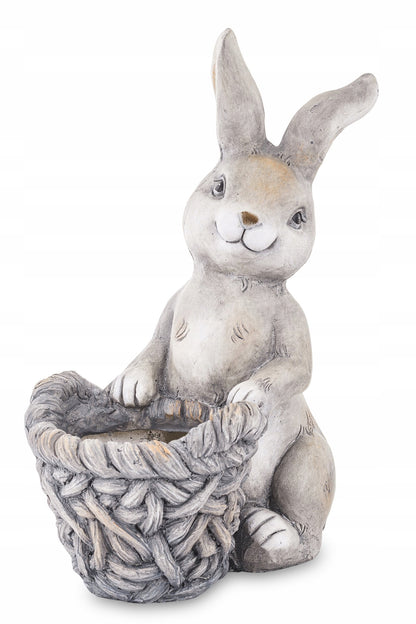 osłonka figurka zając 43 cm Królik wielkanocny doniczka