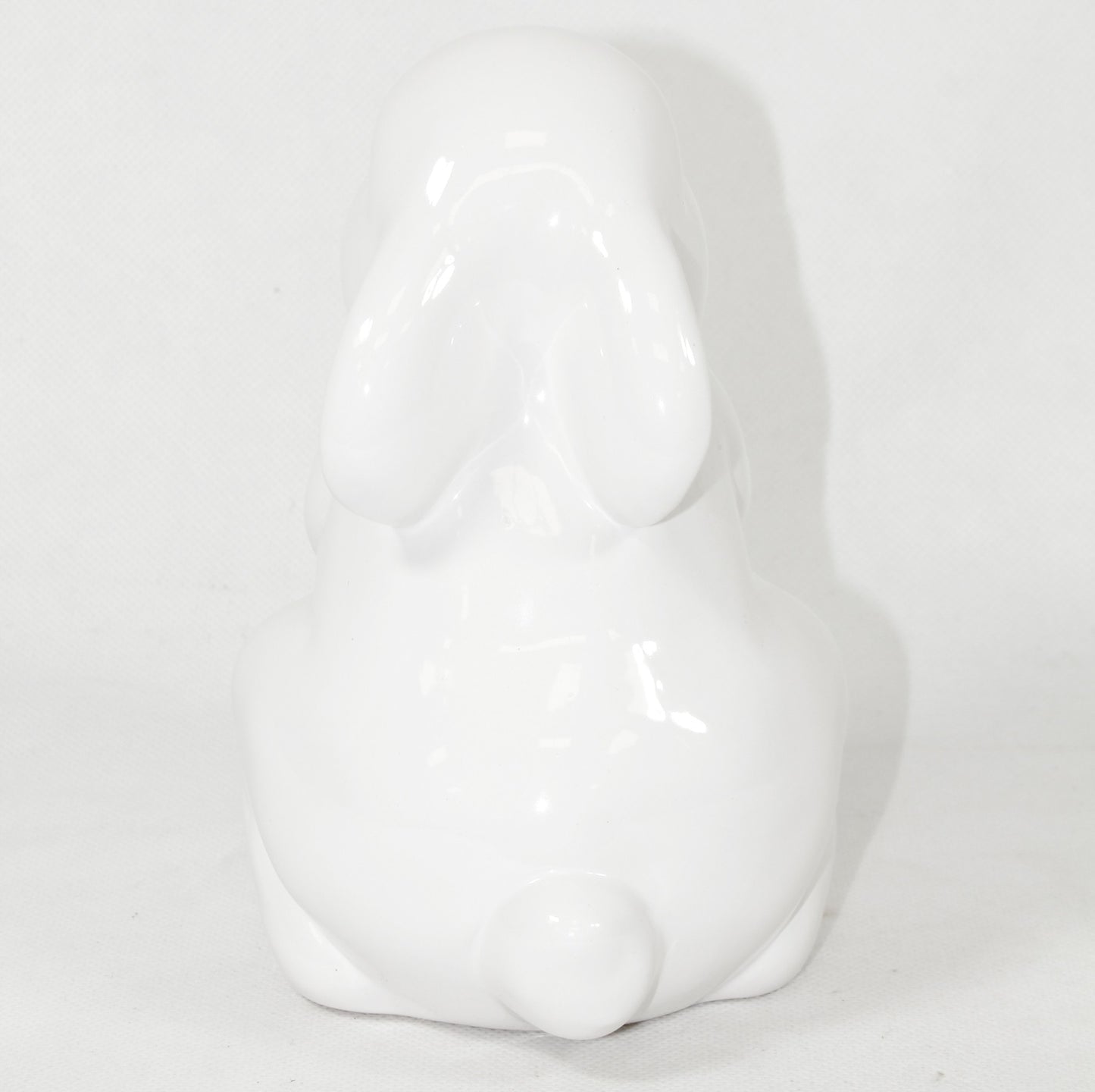 Figurka królik zając wielkanocny 16,5 cm biały