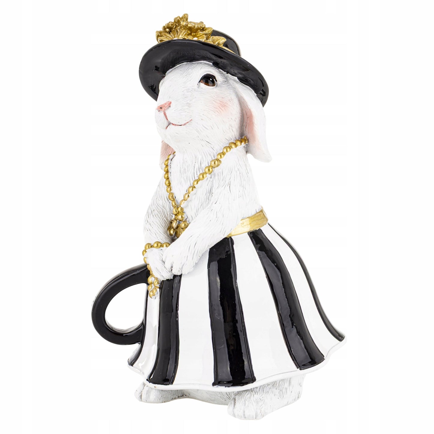 Figurka wielkanocna Elegancka Króliczka Glamour Pani królik dekoracja