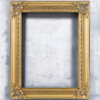rama do obrazu złota 50x40 na płótno malarskie 40x30cm ramka drewniana