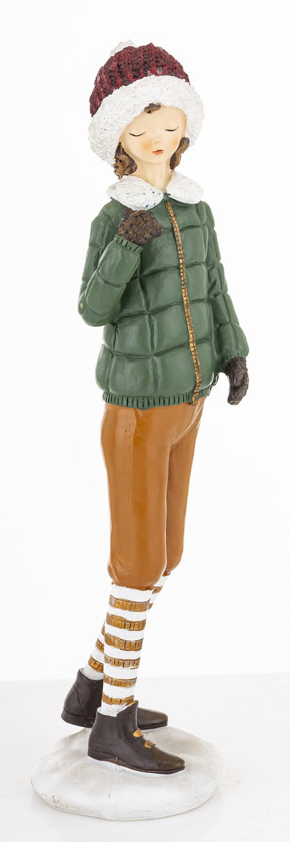 Figurka świąteczna tworzywo sztuczne 26x7x7 cm Kelly