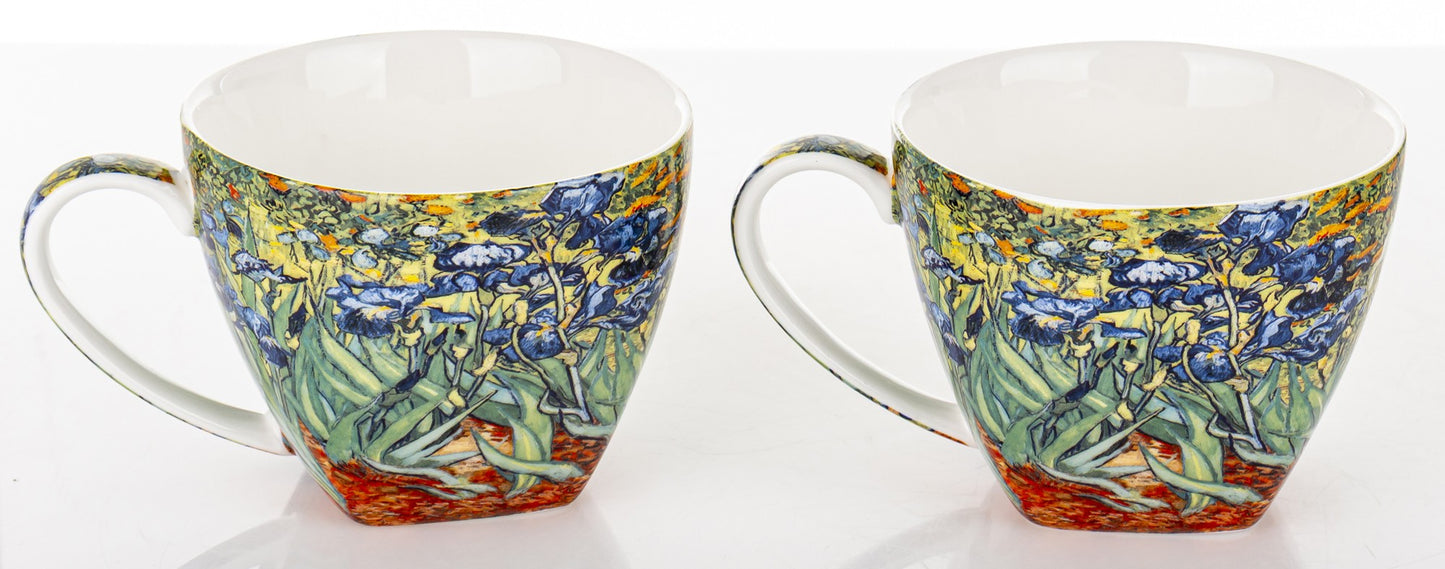 Produkt dekoracyjny Kpl. 2 Filiżanki Ze Spodkami I Łyżeczkami porcelana