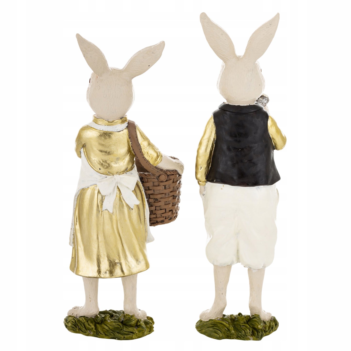 2szt zestaw figurek Pan i Pani Królik figurka wielkanocna zajączek 26 cm