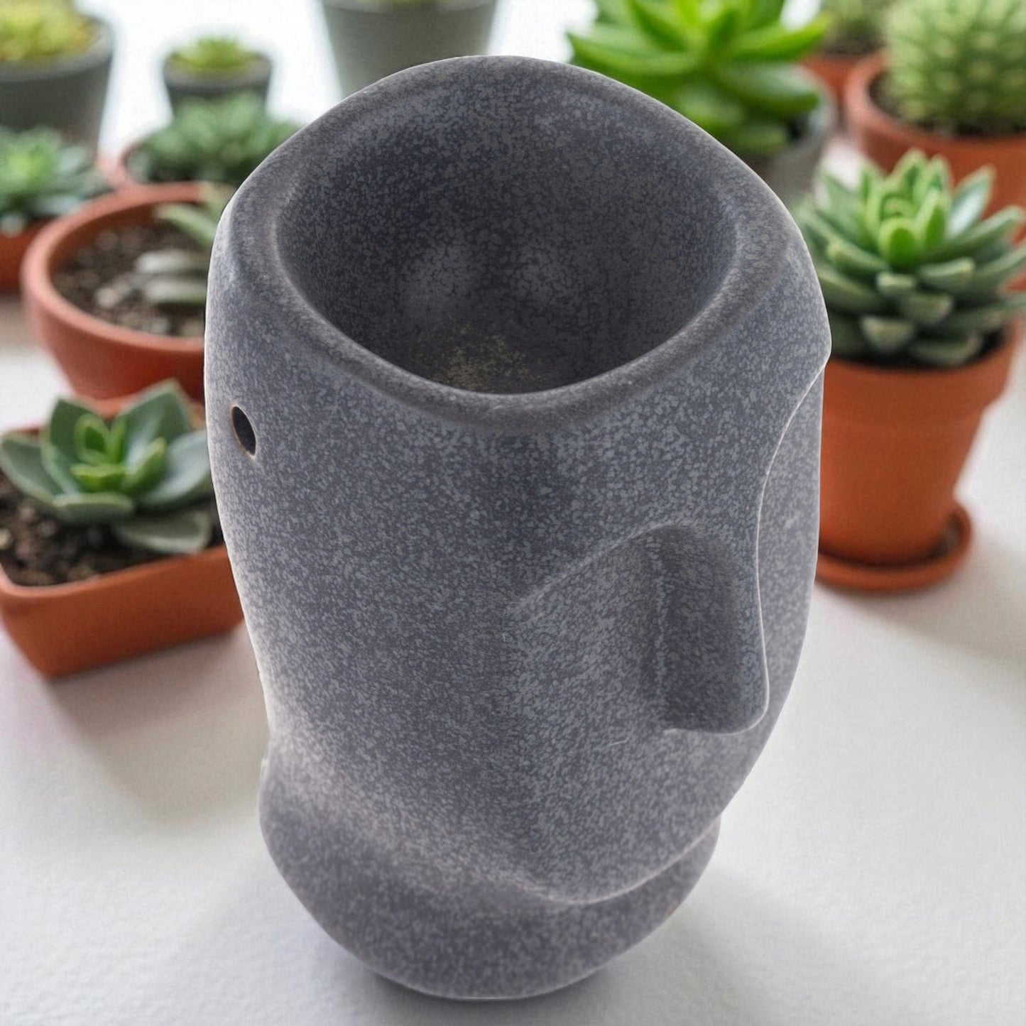 Kominek Zapachowy z Ceramiki 13 cm Aromaterapia Dekoracja w Jednym głowa