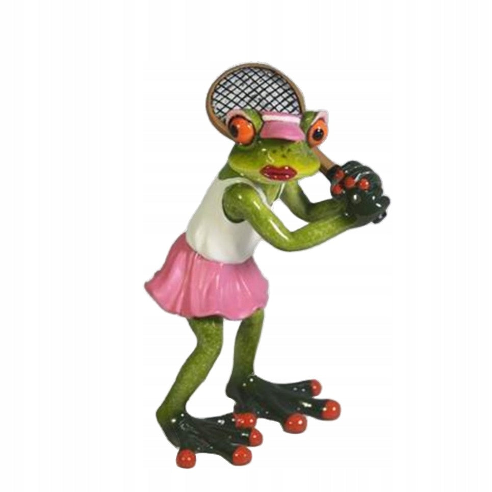 Figurka żabka żaba tenisistka gracz tenis prezent dla tenisistki
