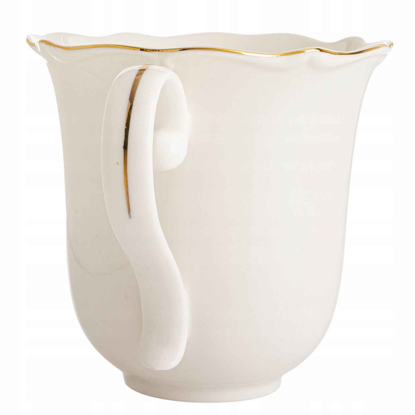 Kubek porcelanowy w pudełku 350 ml elegancki biały kubeczek