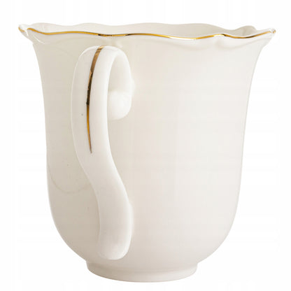 Kubek porcelanowy w pudełku 350 ml elegancki biały kubeczek