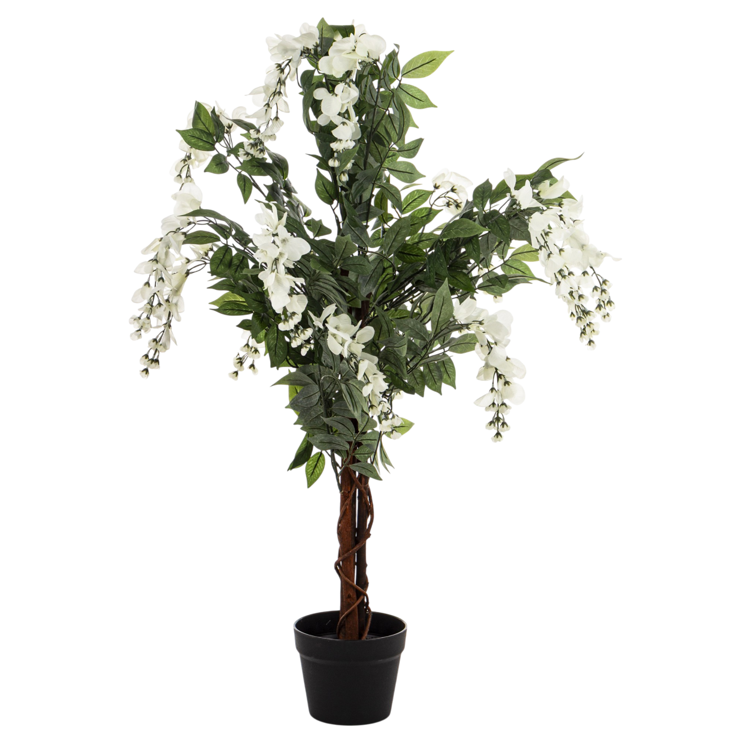 Drzewko Dekoracyjne Wisteria 96 cm sztuczny krzew ozdobny w doniczce