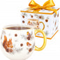 Porcelanowy Kubek baryłka 530 ml duży w pudełku