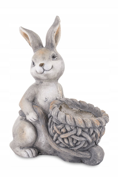 osłonka figurka zając 43 cm Królik wielkanocny doniczka