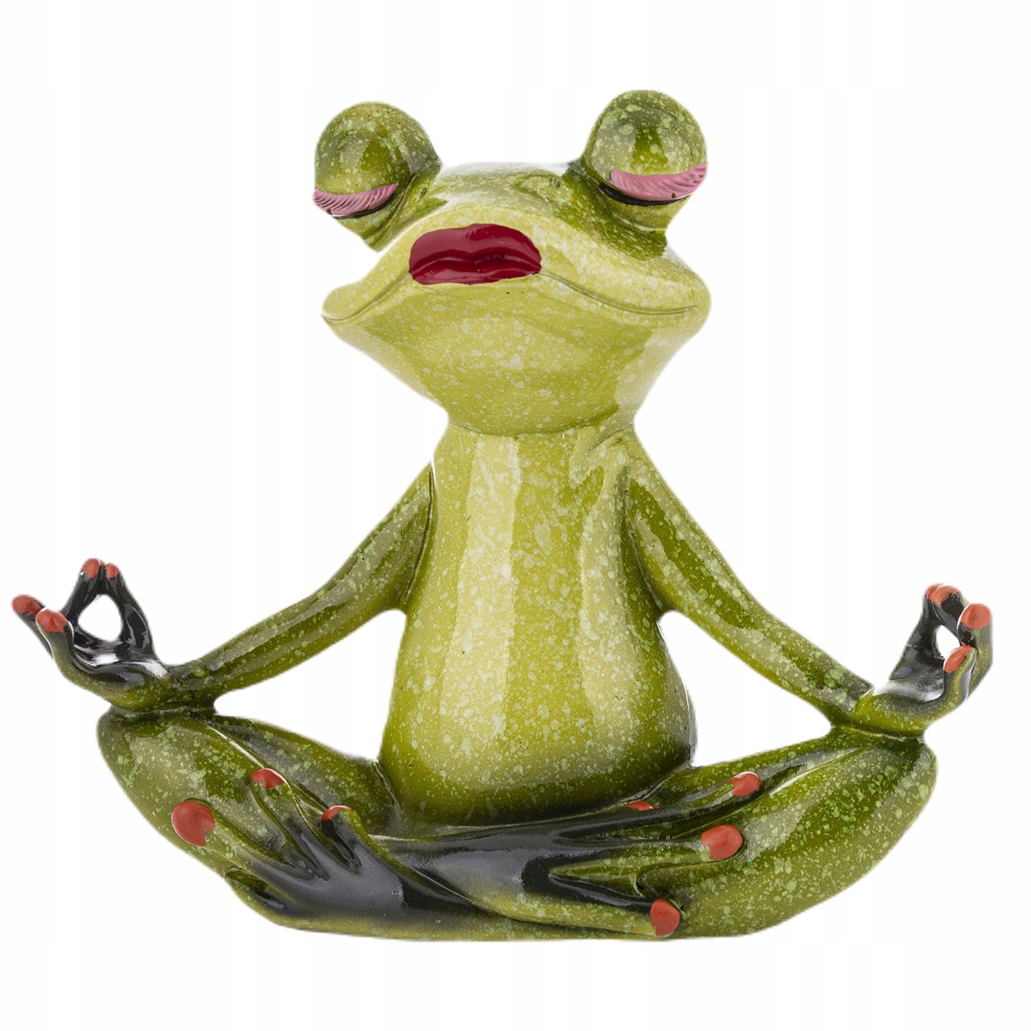 Figurka ozdobna żaba medytacja yoga prezent dekoracja