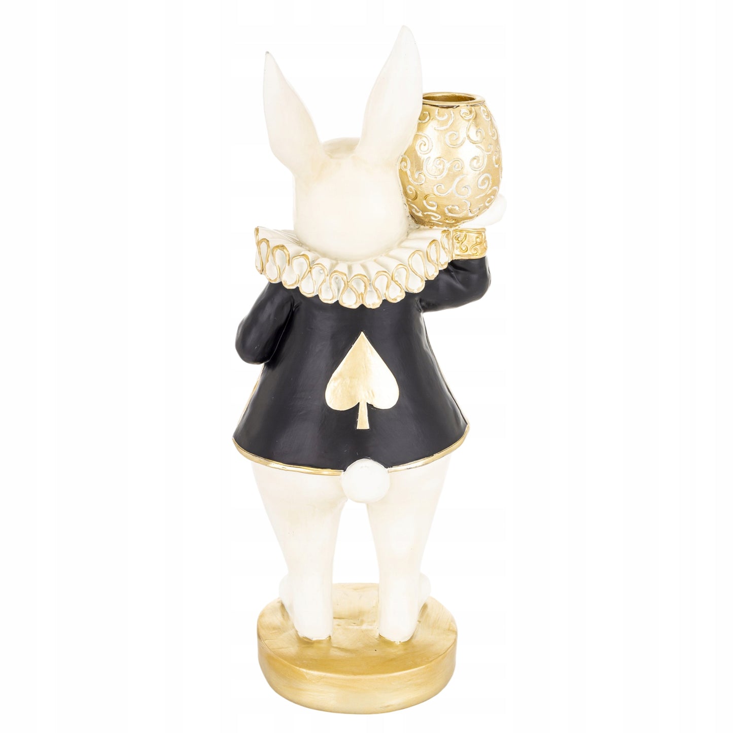 Figurka Królik Zając Wielkanocny 28 cm Elegancka Dekoracja Glamour Premium