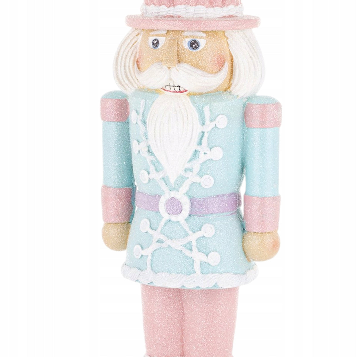 Dziadek do orzechów 46 cm pastelowy figurka świąteczna prezent na święta