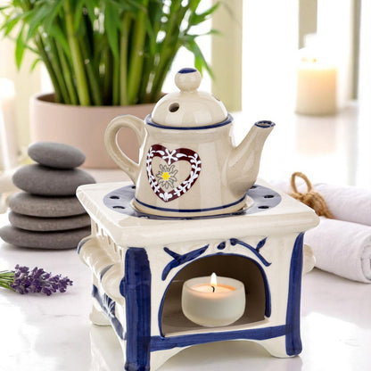 kominek zapachowy czajnik ceramiczny dekoracja