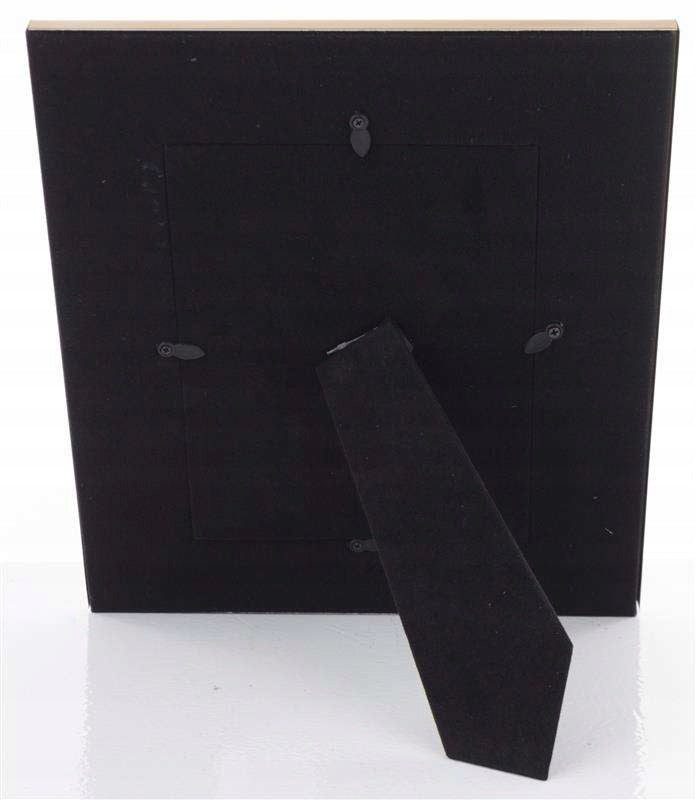 Ramka na zdjęcia 27x22 cm pasuje do zdjęć 13x18 cm granatowa złota