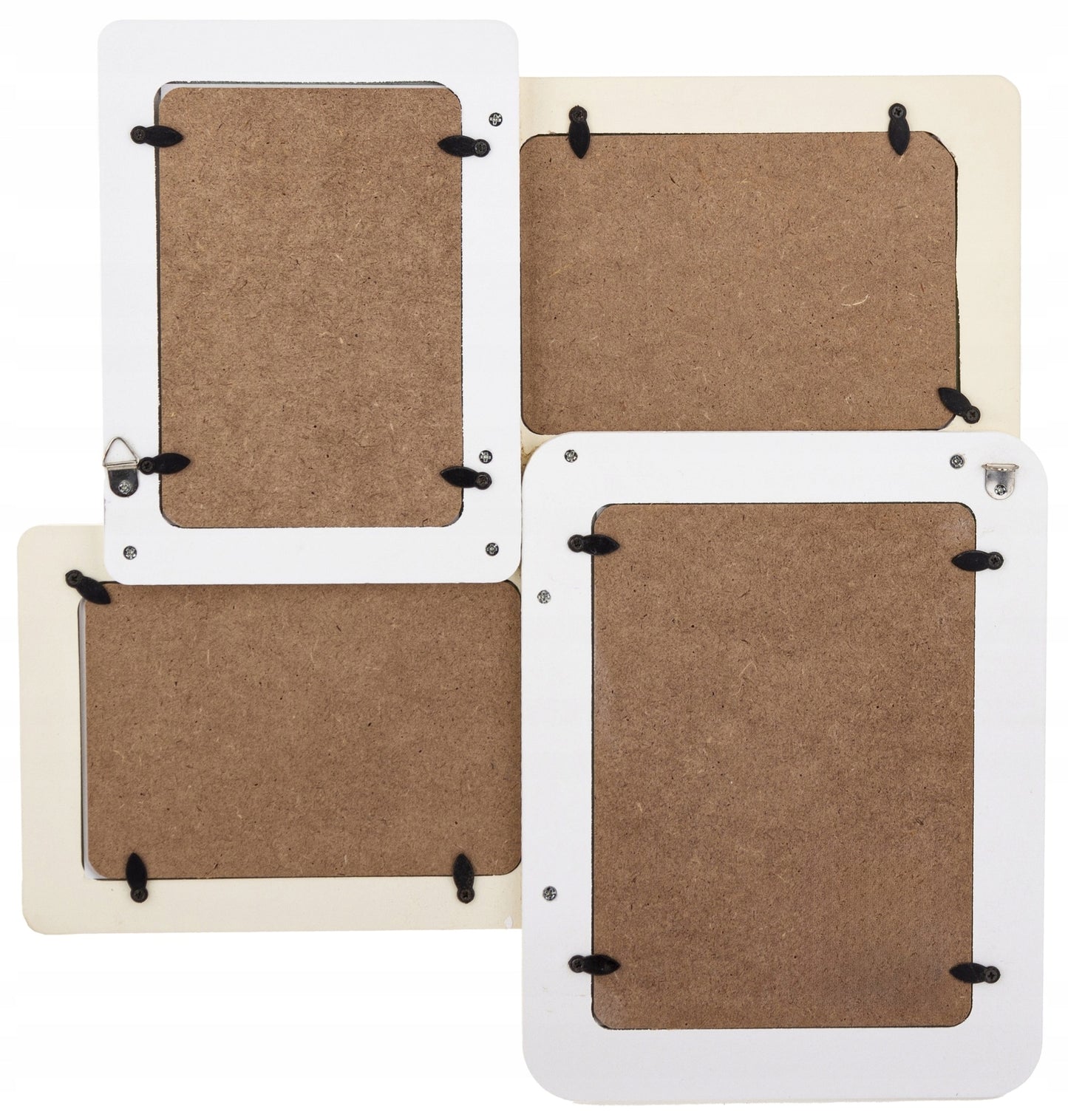 RAMKA NA 4 ZDJĘCIA 10x15 kolaż multiramka ELEGANCKA GLAMOUR BEŻOWA
