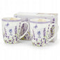 Komplet dwóch kubków porcelana lawenda styl prowansalski 400 ml