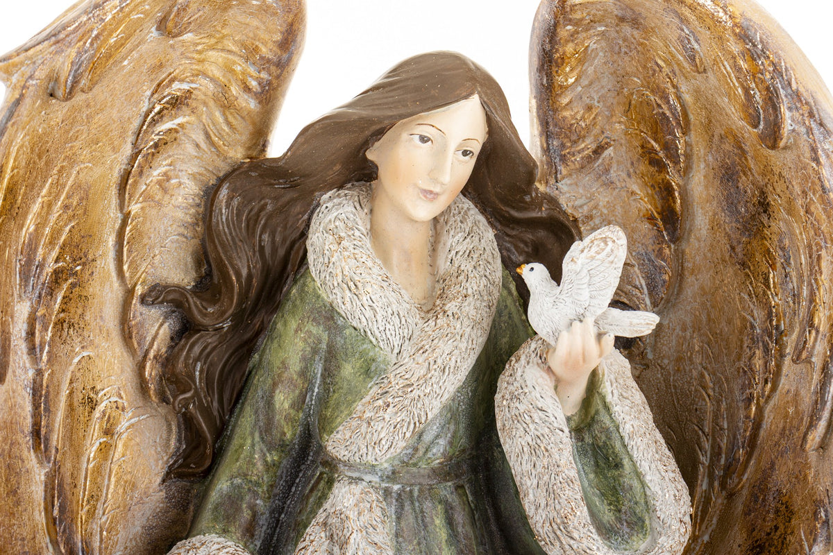 Figurka świąteczna anioł tworzywo sztuczne 53,5x30x23,5 cm
