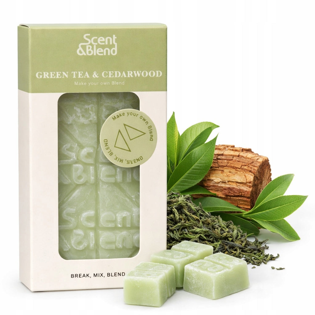 Wosk zapachowy do kominka Green Tea & Cedarwood 60 g cedr zielona herbata