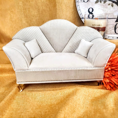 Szkatułka Na Biżuterię Beżowa sofa Venus pudełko