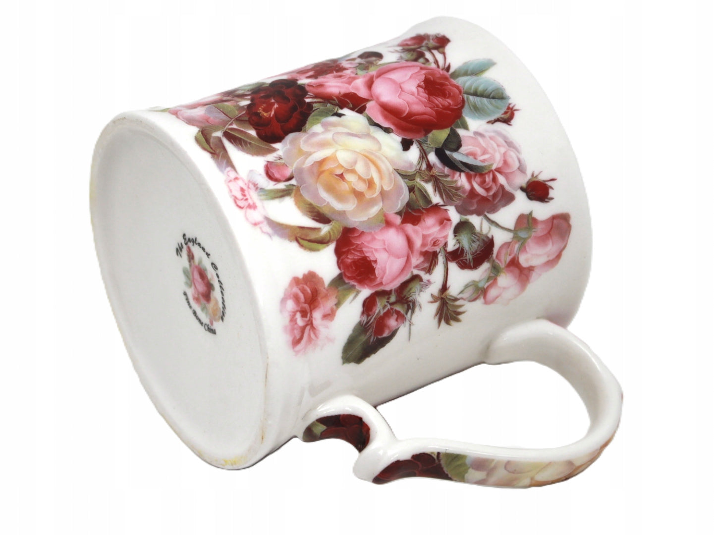 Kubek porcelanowy w kwiaty Queen Isabell porcelana w pudełku 360 ml