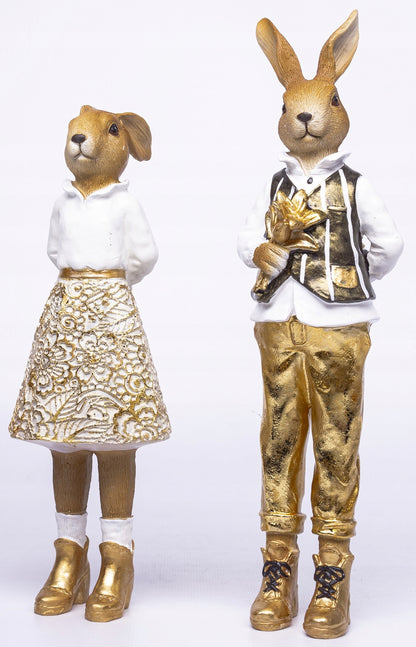 Figurka wielkanocna zając 28 cm