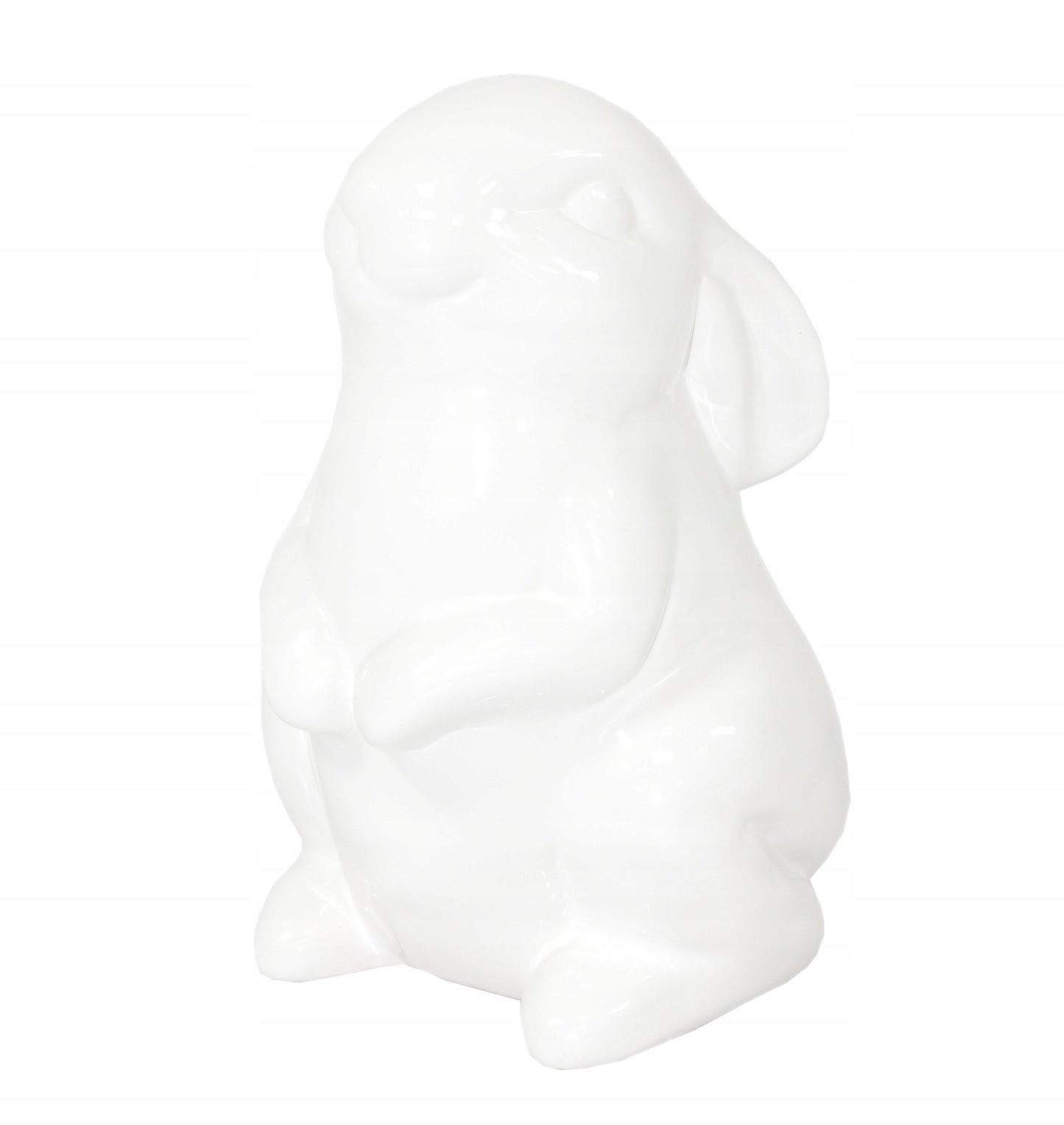 Figurka królik zając wielkanocny 16,5 cm biały