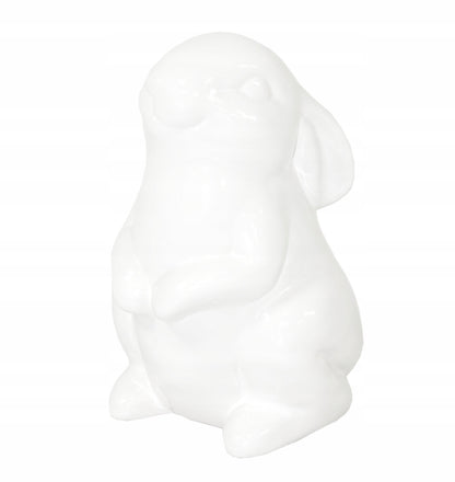 Figurka królik zając wielkanocny 16,5 cm biały