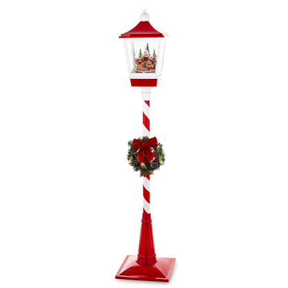 Dekoracja latarnia z pozytywką LED 186x38x38 dł. kabla ok. 150 cm wzór 3