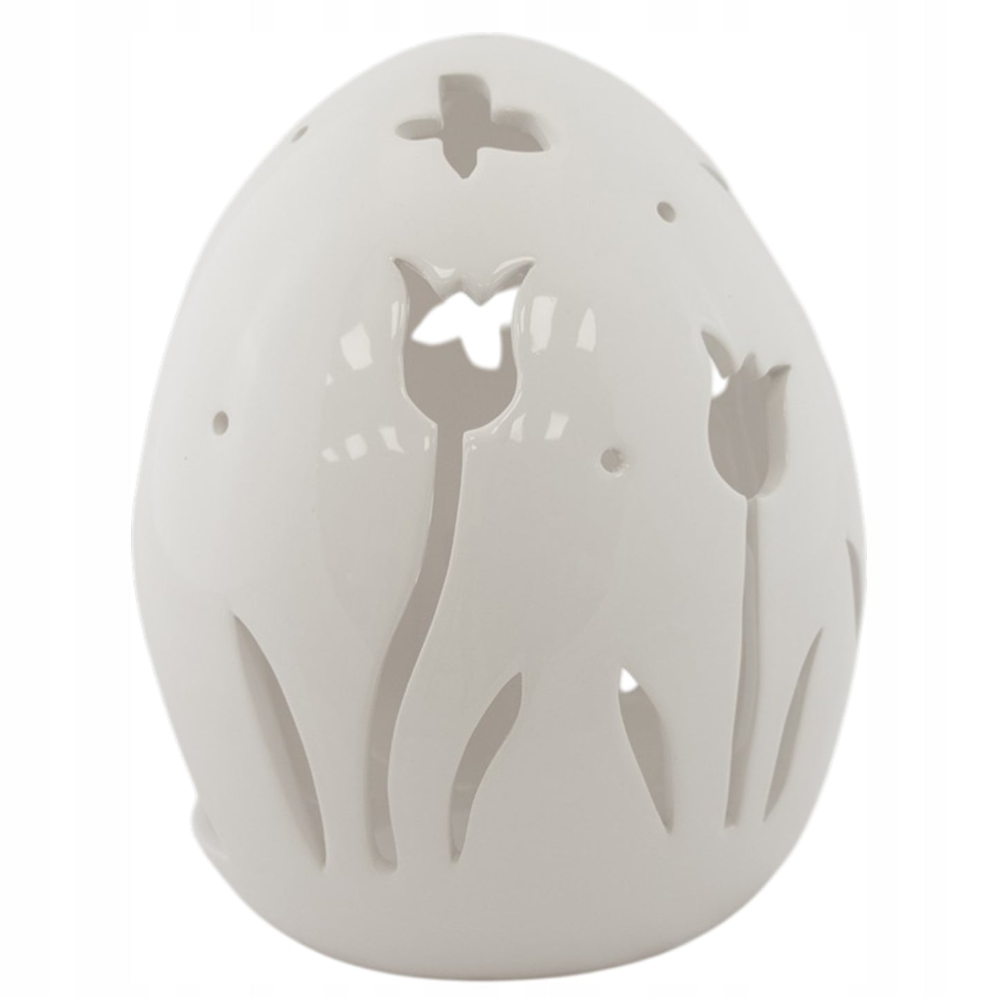 Jajko T-Light dekoracja wielkanoc ozdoba ceramiczna latarenka 20cm