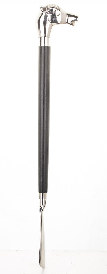 Łyżka do butów premium klasyczna długość 47 cm koń srebrny