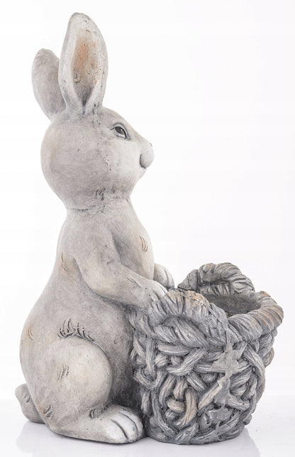 osłonka figurka zając 43 cm Królik wielkanocny doniczka