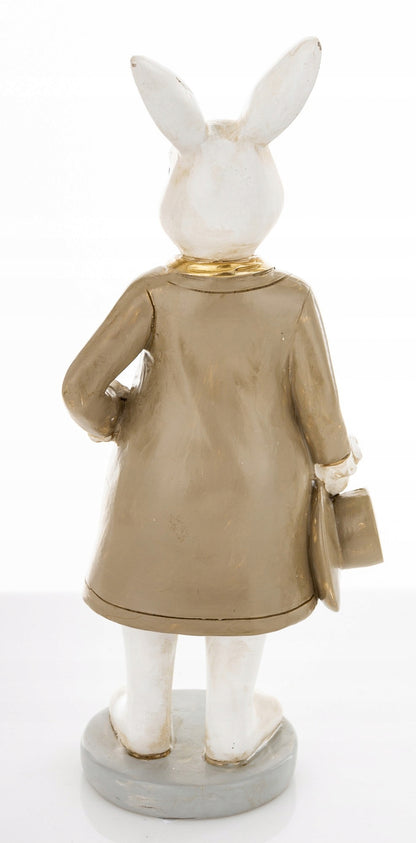 Figurka królik króliczek zając zajączek Wielkanocny stroik dekoracja 20cm